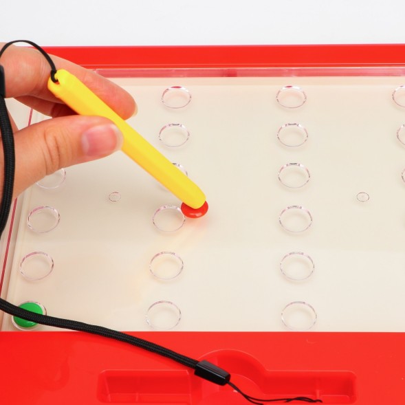 Магнитный планшет обучающий, с карточками, 20 карточек, Синий трактор