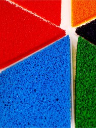 Краски пальчиковые, на водной основе, с губкой, 6 цветов