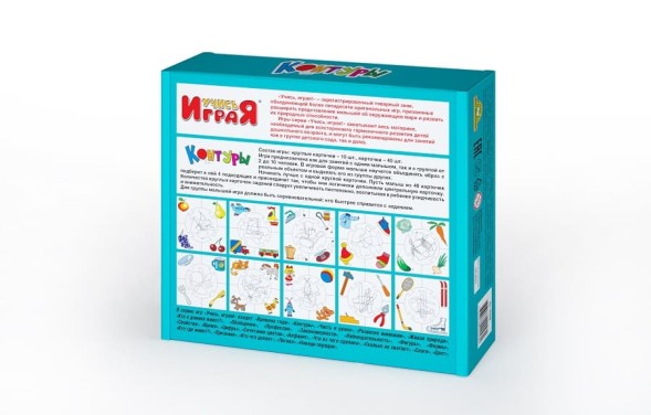 Игра обучающая Учись играя "Контуры"