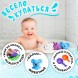 Набор игрушек для купания с ванночкой «Купание зверят», 12 предметов, МИКС