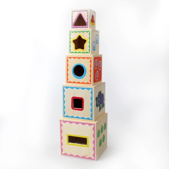 Детская деревянная игрушка Кубики сортер