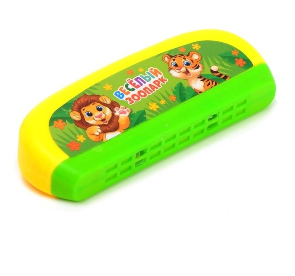 Набор музыкальных инструментов «Весело поем»: бубен, 2 маракаса, губная гармошка. Zambians