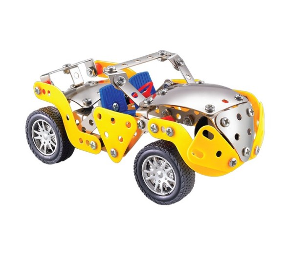 Конструктор металлический «Ретропарк», 4 в 1, 180 деталей