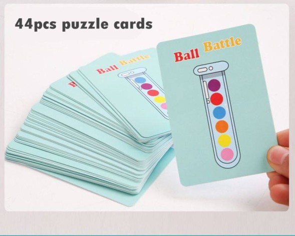 Развивающая игра деревянная мозаика сортер с цветными шариками и мемори