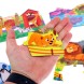 Фигурные пазлы 4 в 1 «Животные», 9, 12, 15, 20 элементов