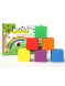 Кубики деревянные «Изучаем цвета» 12 шт (8 цв.)