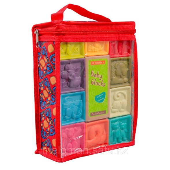 Развивающие мягкие тактильные кубики, 10 шт