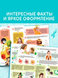 Энциклопедия в твёрдом переплёте «200 фактов о теле человека», 48 стр.