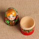 Матрёшка &quot;Хохломская&quot; Катя ягоды, 12-13 см, ручная роспись. Уценка: одна матрешка с трещиной