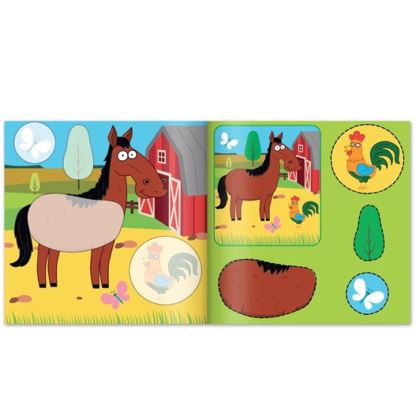 Аппликации «Синий трактор: Домашние животные», 16 стр