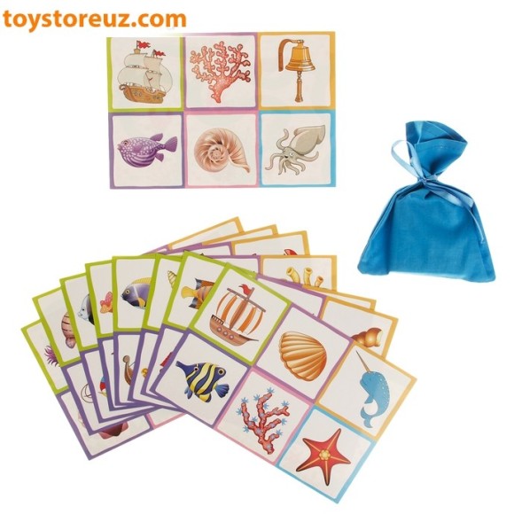 Лото пластиковое &quot;Линии и контуры&quot; (5+) Комплект из трёх игр