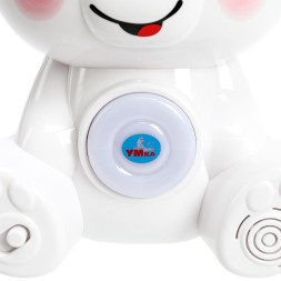 Музыкальный ночник с проектором мишка-сказочник. 50 колыбельных, сказок, звуков, Умка