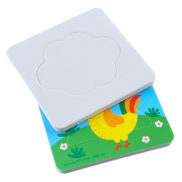 Набор игрушек для ванны «Ферма», по методике Сегена , 6 деталей