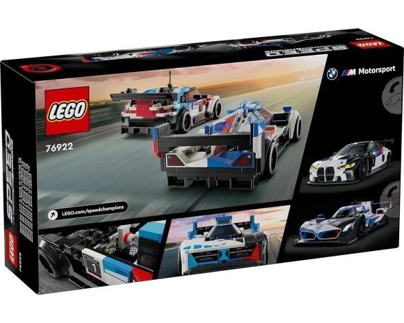 Конструктор LEGO Speed Champions Гоночные автомобили BMW M4 GT3 и BMW M Hybrid V8 76922