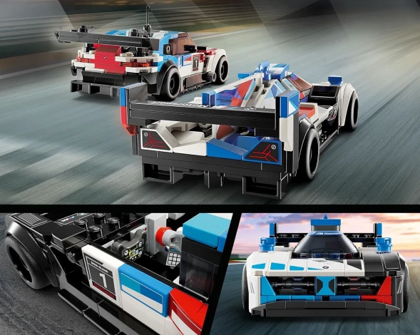 Конструктор LEGO Speed Champions Гоночные автомобили BMW M4 GT3 и BMW M Hybrid V8 76922