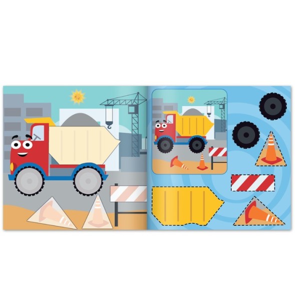 Аппликации «Синий трактор: Транспорт», 16 стр