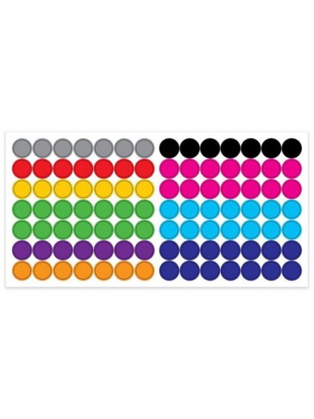 Книга с наклейками «Умные кружочки. Изучаем цвета», 12 стр.