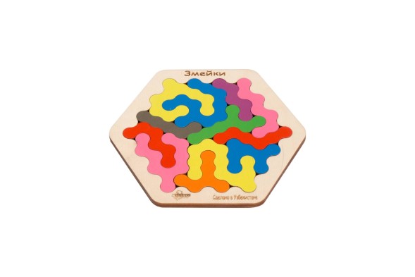 Головоломка «Змейки», дерево