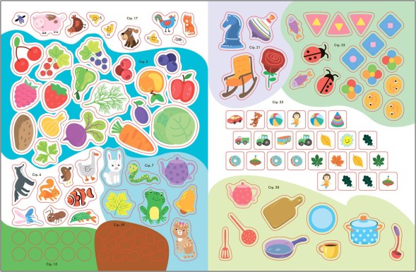 Логика, мышление 4+ (Серия «Школа Семи Гномов. Активити с наклейками»), книжка с наклейками