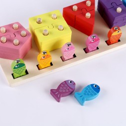 Пирамидка и рыбалка 2в1 «Собери» 30.8×10.5×5.5 см