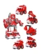 Робот конструктор 5в1, 5 машин пожарной техники трансформируются в робота, отвертка
