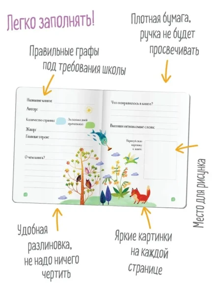Читательский дневник. Сказки. Кот ученый. Айрис-пресс