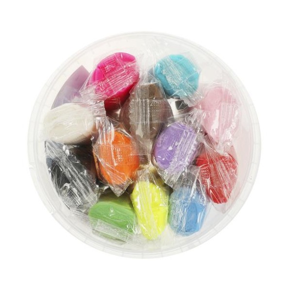 Тесто для лепки в ведре Буба в ведре 12 цветов, Мульти Арт