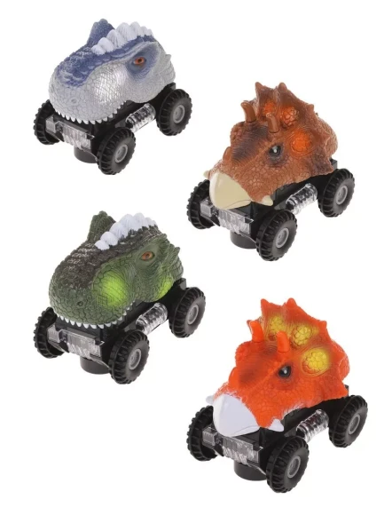 Электрифицированная машина-динозавр МИКС, свет, звук, эл.пит. АА*2шт. не вх.в комплект