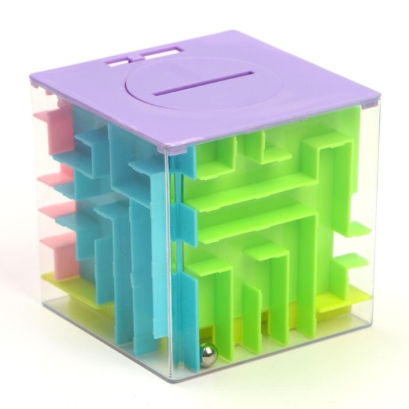 Головоломка-копилка «Птичка», МИКС