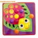 Настольная игра на логику «Весёлые пуговки», 46 пуговок, 10 картинок-шаблонов