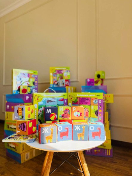 Мягкие кубики Учимся играя