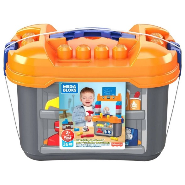 Конструктор Mega Bloks Рабочее место маленького строителя