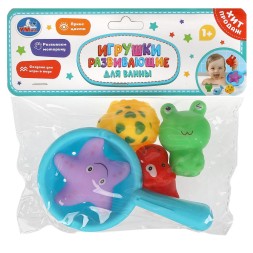 Набор игрушек для ванной хедер, Умка