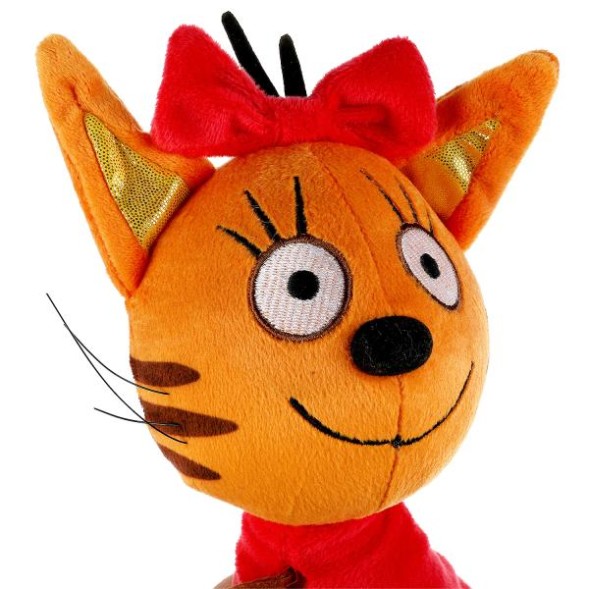 Игрушка мягкая Три Кота Карамелька 16см, муз. чип, Мульти-Пульти