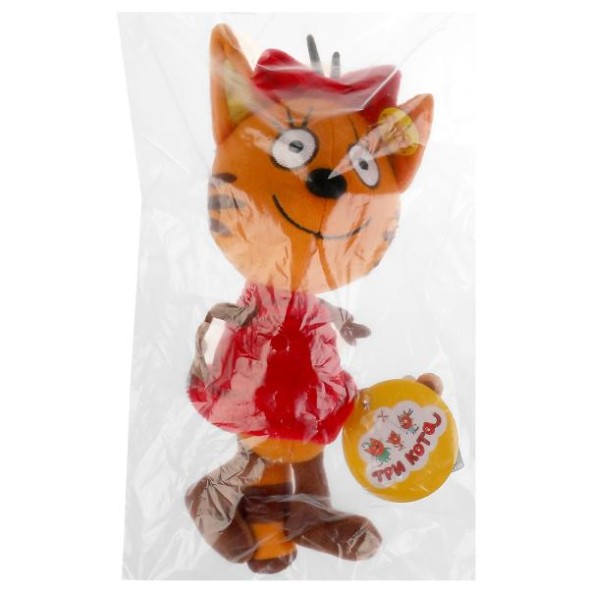 Игрушка мягкая Три Кота Карамелька 16см, муз. чип, Мульти-Пульти