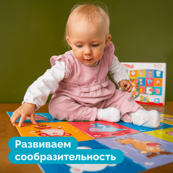 Контурные макси-пазлы 24 элемента «Зоопарк»