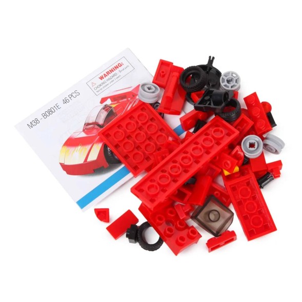 Конструктор SLUBAN Машинка M38-B0801E, 46 деталей