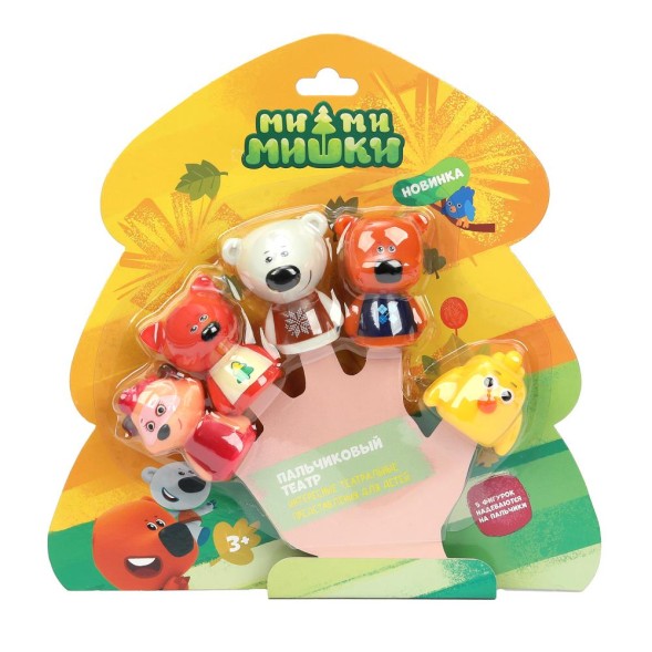Игрушка для ванны Ми-ми-мишки пальчиковый театр, КАПИТОШКА