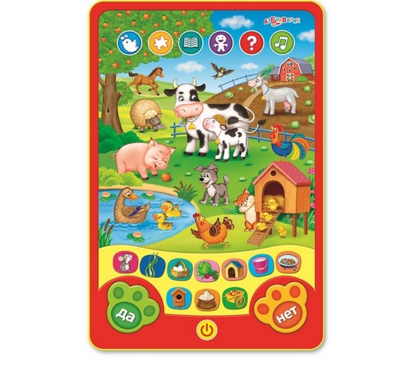 Планшетик «Весёлые игры на ферме»