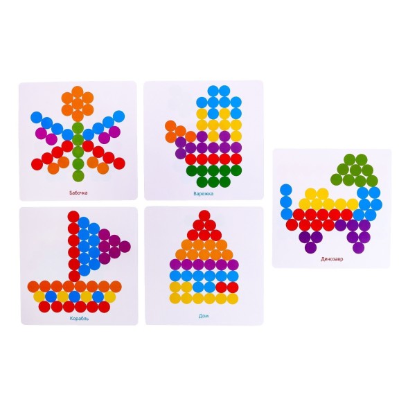 Марблс «Игра с камешками: Собери по образцу»