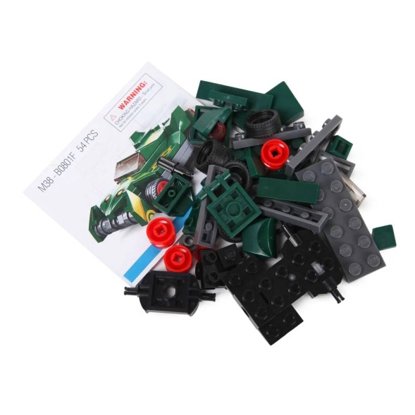 Конструктор SLUBAN Машинка M38-B0801F, 54 детали