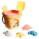 Набор для игры в песке: ведерко, сито, совочек, грабли, 4 формочки