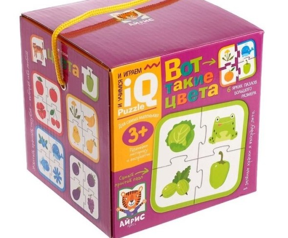 Настольная игра «Вот такие цвета. Пазлы», 3+