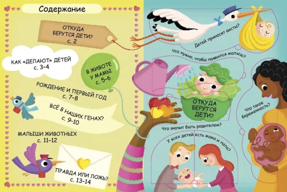 Волшебные окошки. Откуда берутся дети?