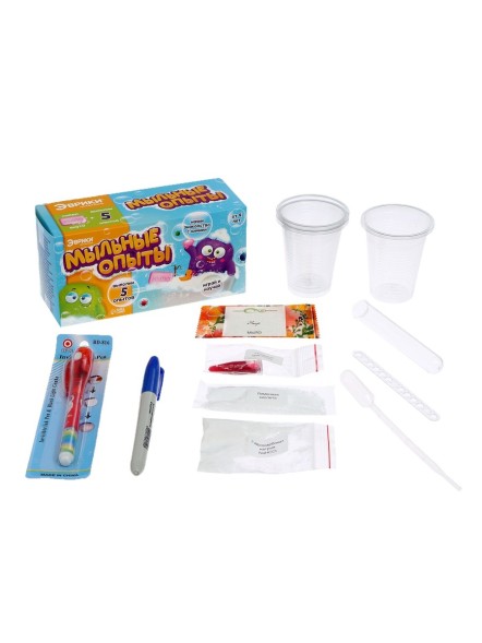 Набор для опытов «Мыльные опыты», 5 опытов