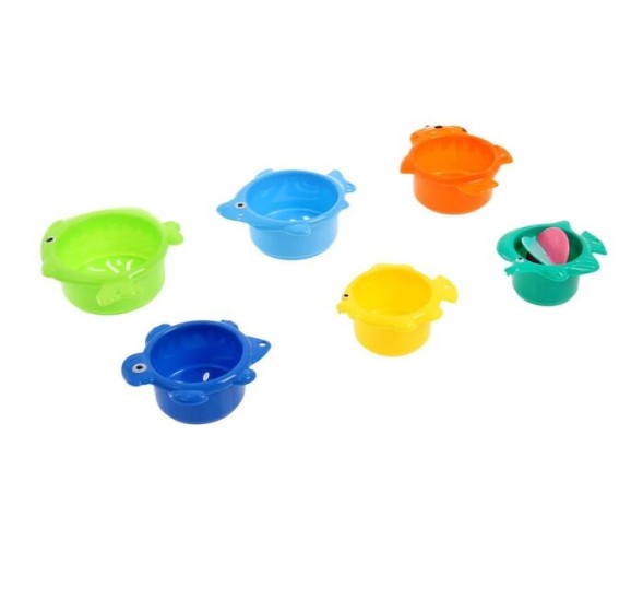 Развивающая игрушка «Пирамида», 6 предметов, МИКС