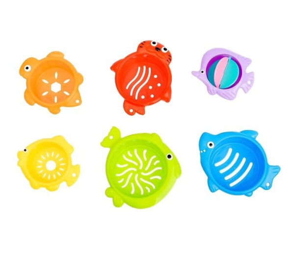 Развивающая игрушка «Пирамида», 6 предметов, МИКС