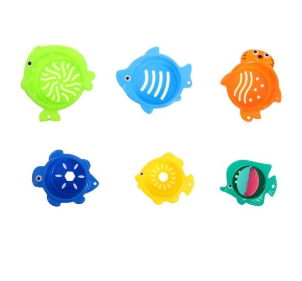 Развивающая игрушка «Пирамида», 6 предметов, МИКС