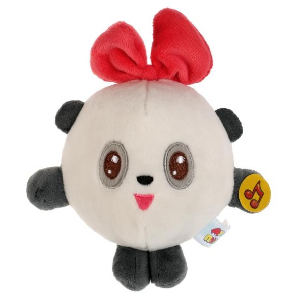 Игрушка мягкая МАЛЫШАРИКИ Пандочка 10см, муз. чип, Мульти-Пульти