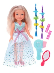 Кукла интерактивная Мэгги "Нежное прикосновение", голубая, 35 см, Mary Poppins